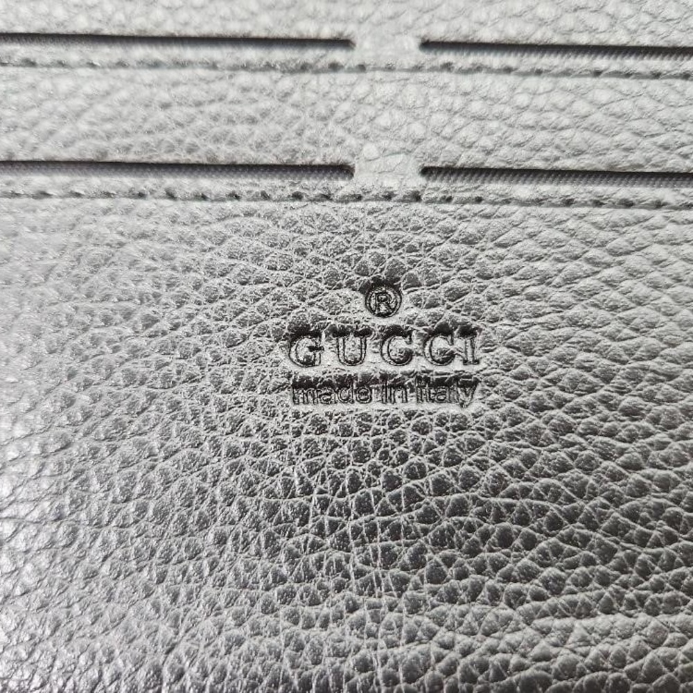 Gucci Black Leather Wallet Ziparound - Picture 2 of 9